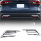 2PCS Front/Rear Fog Light Lamp Overlays Cover Trim For Toyota Grand Highlander 2024 2025