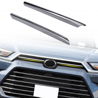 Front Hood Center Grille Molding Strip Overlay Cover For Toyota Grand Highlander 2024 2025