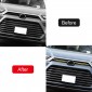 Front Hood Center Grille Molding Strip Overlay Cover For Toyota Grand Highlander 2024 2025