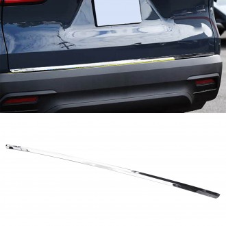 Silver Style Rear Door Tailgate Strip Molding Overlay Cover For Toyota Grand Highlander 2024 2025