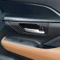 Carbon Style Side Door Handle Bowl Overlay Cover For Toyota Grand Highlander 2024 2025 (with Switch Holes)