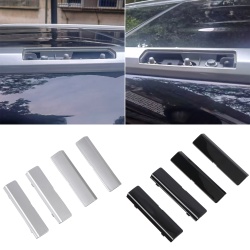 Only Fit OEM Rack!!!4PCS Car Exterior Accessories Roof Rails Rack End Cap Cover Shell Replacement For Toyota Highlander 2020-2024