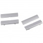 Only Fit OEM Rack!!!4PCS Car Exterior Accessories Roof Rails Rack End Cap Cover Shell Replacement For Toyota Highlander 2020-2024