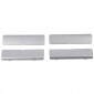 Only Fit OEM Rack!!!4PCS Car Exterior Accessories Roof Rails Rack End Cap Cover Shell Replacement For Toyota Highlander 2020-2024