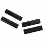 Only Fit OEM Rack!!!4PCS Car Exterior Accessories Roof Rails Rack End Cap Cover Shell Replacement For Toyota Highlander 2020-2024