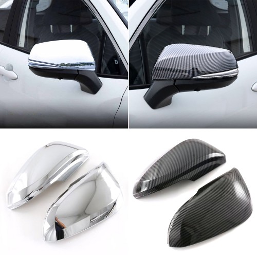 2PCS Rearview Side Mirror Cover Trim For Toyota Hilux 2016-2025 / Corolla Cross 2022-2025 / Fortuner 2016-2023 2PCS Rearview Side Mirror Cover Trim For Toyota Hilux 2016-2025 / Corolla Cross 2022-2025 / Fortuner 2016-2023