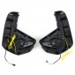 Front Fog Light LED Daytime Running Lights DRL With White & Amber Lighted For Toyota Hilux 2024 2025
