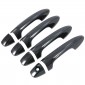 8PCS Car Exterior Door Handle Cover Trim For Toyota Hilux 2016-2025 / Fortuner 2016-2023