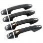 8PCS Car Exterior Door Handle Cover Trim For Toyota Hilux 2016-2025 / Fortuner 2016-2023