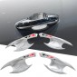4PCS Side Door Outer Handle Bowl Cover Trim For Toyota Hilux 2016-2025