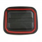 Carbon Style Oil Fuel Tank Cap Overlay Cover Trim For Toyota Hilux 2016-2025