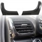 Carbon Style Center Console Side A/C Vent Overlay Cover For Toyota Hilux 2016-2025