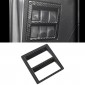 Carbon Style Head Light Switch Button Trim 1PCS For Toyota Hilux 2016-2025 / Fortuner 2016-2023