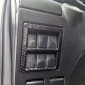 Carbon Style Head Light Switch Button Trim 1PCS For Toyota Hilux 2016-2025 / Fortuner 2016-2023