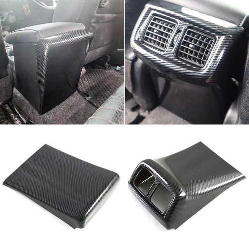 Interior Rear Armrest A/C Air Outlet Vent Cover Trim For Toyota Hilux 2016-2025 Interior Rear Armrest A/C Air Outlet Vent Cover Trim For Toyota Hilux 2016-2025