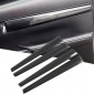 4PCS Carbon Style Interior Side Door Decorative Stripe Cover For Toyota Hilux 2016-2025