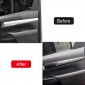 4PCS Carbon Style Interior Side Door Decorative Stripe Cover For Toyota Hilux 2016-2025