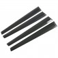 4PCS Carbon Style Interior Side Door Decorative Stripe Cover For Toyota Hilux 2016-2025