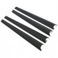 4PCS Carbon Style Interior Side Door Decorative Stripe Cover For Toyota Hilux 2016-2025
