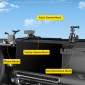 Central Control Multifunctional Integrated Bracket Mobile Phone Holder For GWM Tank 300 2025