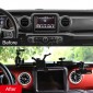 Aluminum Alloy Center Console Dashboard Mount Phone Holder For Jeep Wrangler JL/Gladiator JT 2019-2023