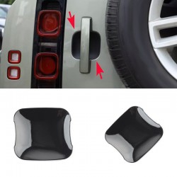 ABS Glossy Black Style Tailgate Door Handle Cover For Land Rover Defender 2020-2023