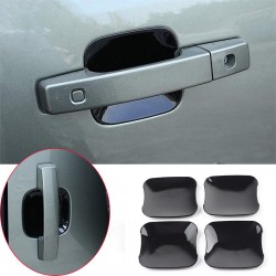 ABS Glossy Black Style Exterior Door Handle Bowl Cover Protector For Land Rover Defender 90/110 2020-2023