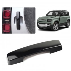 ABS Glossy Black Style Tailgate Door Handle Bowl Cover Protector For Land Rover Defender 2020-2023