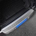 Stainless Outer Rear Sill Bumper Cover Plate 1pcs For Land Rover Defender 90/110/130 2020-2023