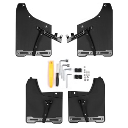 OEM Style 4PCS Black Style Mud Flaps Mudguard Fenders For Land Rover Defender 2020 2021 2022 2023