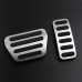 2pcs Silver Aluminum Fuel Gas Brake Footrest Pedal Replacement For Land Rover Defender 2020-2023