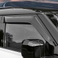 Black Style Door Side Window Vent Visors Rain Guards For Land Rover Defender 90/110/130 2020-2023 (Without Glitter)