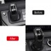 Carbon Style Center Console Gear Shift Knob Cover Light Trim For Land Rover Defender 2020-2023