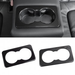 ABS Rear Armrest Water Cup Frame Cover Trim For Land Rover Defender 2020-2023