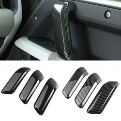 ABS Car Interior Door Handle Frame Trim Cover For Land Rover Defender 90/110 2020-2023