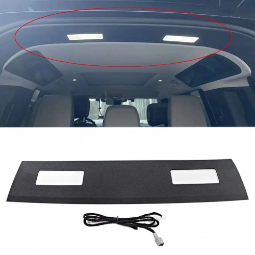 Trunk Rear Interior LED White Light Lamp With Double Strips Replacement Kit For Land Rover Defender 90/110 2020-2024