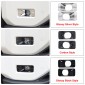 2PCS Front Fog Light Lamp Decorative Cover Trim Toyota Land Cruiser Prado J250 LC250 2024 2025