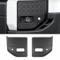 Matte Black Front Fog Light Anti-Scratch Plate Cover Trim For Toyota Land Cruiser Prado J250 LC250 2024 2025