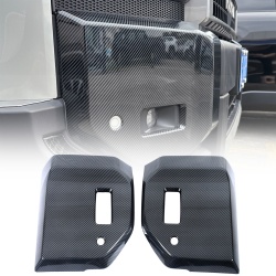 2PCS Front Fog Light Anti-Scratch Plate Cover Trim For Toyota Land Cruiser Prado J250 LC250 2024 2025