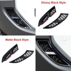 2PCS Front Fog Light Cover Trim Overlay For Toyota Land Cruiser Prado J250 LC250 2024 2025