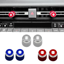 2PCS Car Centre Console AC Air Conditioning Knob Button Cover For Toyota Land Cruiser Prado J250 LC250 2024 2025