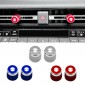 2PCS Car Centre Console AC Air Conditioning Knob Button Cover For Toyota Land Cruiser Prado J250 LC250 2024 2025
