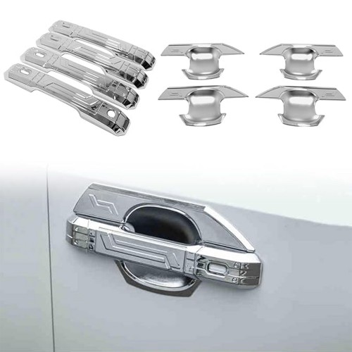 8PCS Side Door Handle Bowl Overlay Cover Trim For Toyota Land Cruiser Prado J250 LC250 2024 2025 8PCS Side Door Handle Bowl Overlay Cover Trim For Toyota Land Cruiser Prado J250 LC250 2024 2025