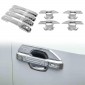 8PCS Side Door Handle Bowl Overlay Cover Trim For Toyota Land Cruiser Prado J250 LC250 2024 2025