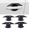 Matte Black Side Door Handle Bowl Overlay Cover Trim For Toyota Land Cruiser Prado J250 LC250 2024 2025