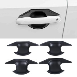 Matte Black Side Door Handle Bowl Overlay Cover Trim For Toyota Land Cruiser Prado J250 LC250 2024 2025