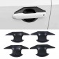 Matte Black Side Door Handle Bowl Overlay Cover Trim For Toyota Land Cruiser Prado J250 LC250 2024 2025