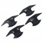 Matte Black Side Door Handle Bowl Overlay Cover Trim For Toyota Land Cruiser Prado J250 LC250 2024 2025