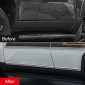 Glossy Silver Style Side Door Body Molding Bump Protector Edge Stripe Cover Trim For Toyota Land Cruiser Prado J250 LC250 2024 2025