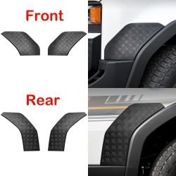 Matte Black Emblem Badge Anti-Scratch Plate Fender Sticker Cover Trim For Toyota Land Cruiser Prado J250 LC250 2024 2025